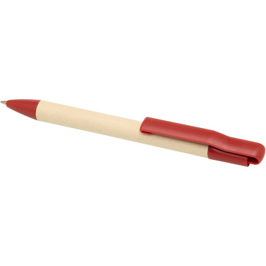 Logotrade advertising product picture of: Liliana sugarcane paper ballpoint pen (blue ink)