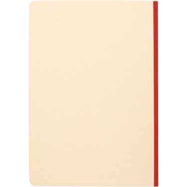 Logo trade advertising products image of: Liliana A5 sugarcane and RPET soft cover notebook
