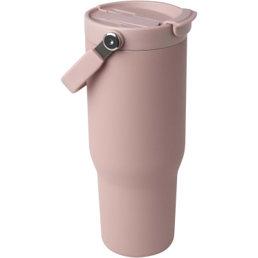 Logo trade corporate gift photo of: Bronx 900 ml RCS recycled stainless steel copper vacuum insulated tumbler with dual function lid