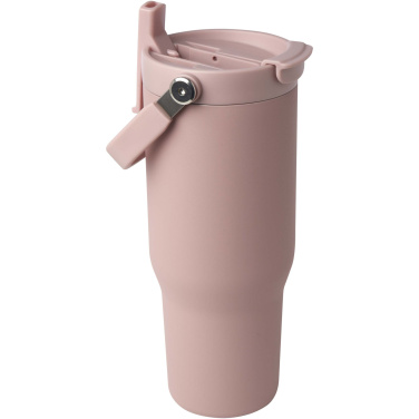 Logotrade promotional merchandise photo of: Bronx 900 ml RCS recycled stainless steel copper vacuum insulated tumbler with dual function lid