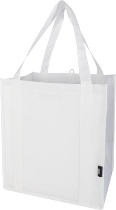 Logo trade advertising products image of: Liberty GRS recycled non-woven bottom board tote bag 29L