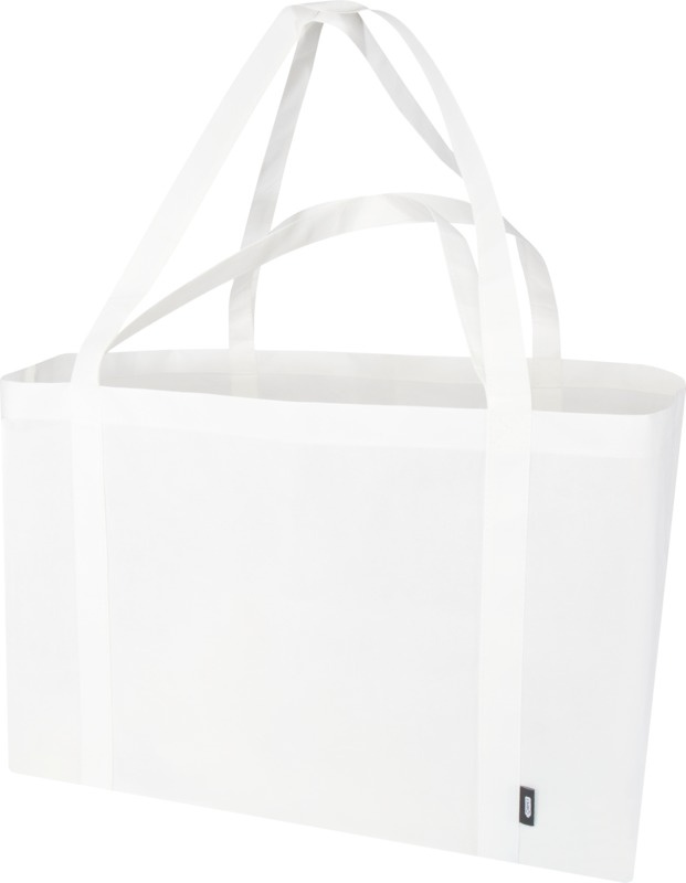 Logotrade promotional item picture of: Jumbo GRS recycled non-woven extra large tote bag 65L