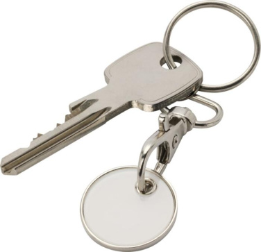 Logotrade business gifts photo of: Rory keyring with trolley coin