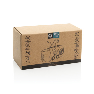 Logotrade promotional item picture of: RescueWave RCS recycled plastic emergency radio