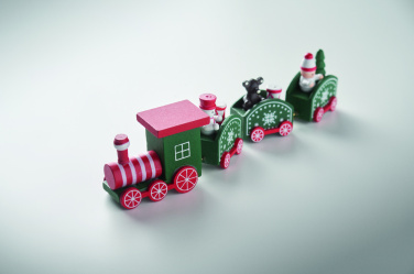 Logotrade promotional giveaway image of: Wooden Christmas train