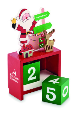 Logo trade corporate gifts image of: Christmas countdown calendar