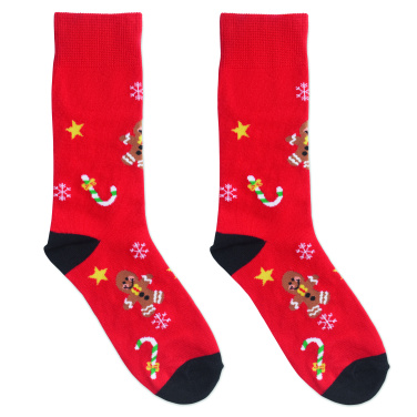 Logo trade advertising products picture of: Pair of Christmas socks L