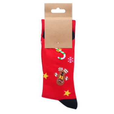 Logo trade promotional products picture of: Pair of Christmas socks L