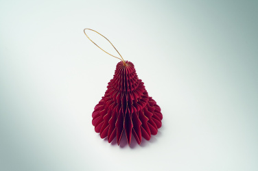 Logo trade promotional merchandise image of: Christmas paper tree hanger