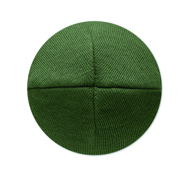 Logo trade promotional products image of: Unisex beanie RPET polyester