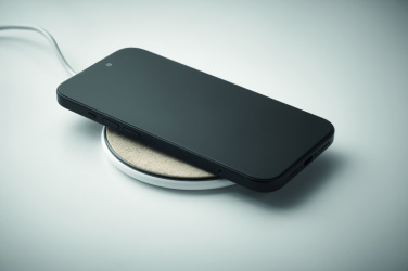 Logotrade promotional item picture of: Cork wireless charger 15W