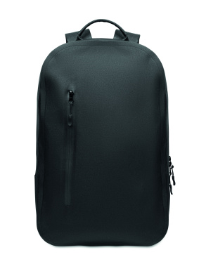 Logo trade promotional gifts image of: 300D RPET computer backpack