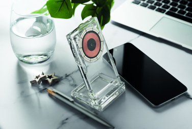 Logotrade promotional merchandise picture of: Acrylic wireless charger 15W