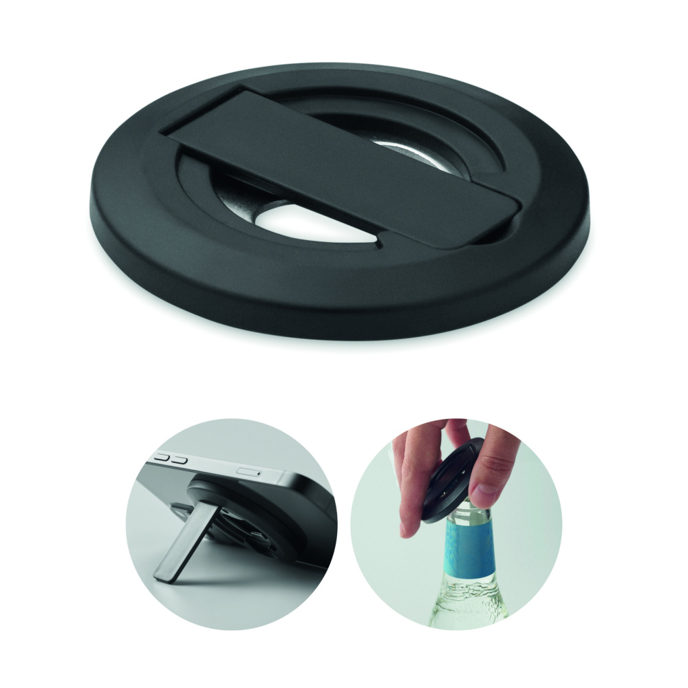 Logotrade promotional gift picture of: Phone holder and bottle opener