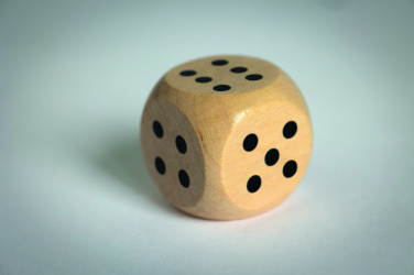 Logotrade advertising product image of: Schima wooden dice 3cm dia