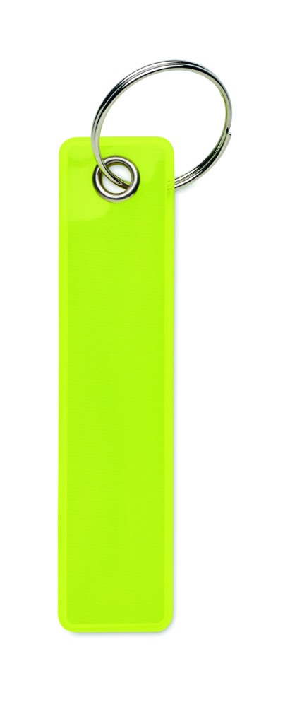 Logotrade promotional giveaway picture of: Reflective key ring in PVC
