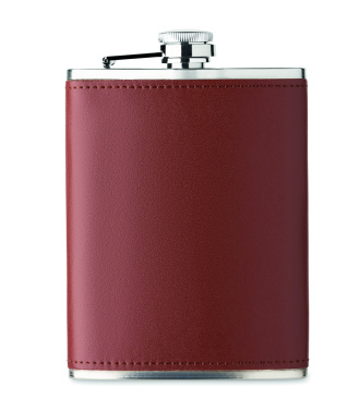Logotrade promotional product picture of: Slim hip flask 200 ml