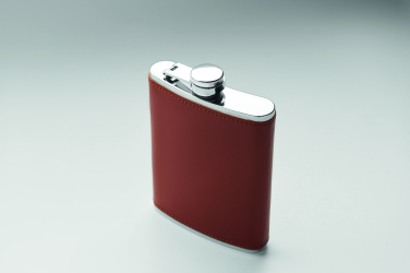 Logo trade promotional giveaway photo of: Slim hip flask 200 ml
