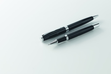Logo trade promotional merchandise picture of: Ball pen and roller set