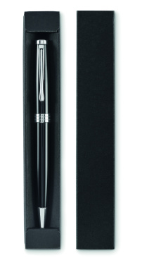 Logo trade promotional merchandise image of: Twist ball pen in box
