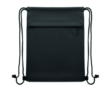Logotrade promotional gift image of: Drawstring bag in 600D RPET