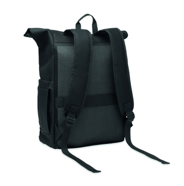 Logo trade promotional gifts picture of: Rolltop laptop rucksack 600D