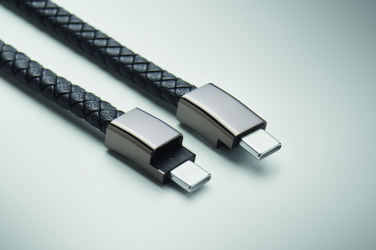 Logo trade advertising products picture of: Braided bracelet cable type-C