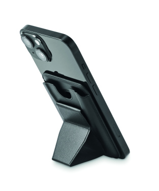 Logo trade promotional giveaways image of: Magnetic PU cardholder