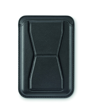 Logo trade promotional merchandise image of: Magnetic PU cardholder