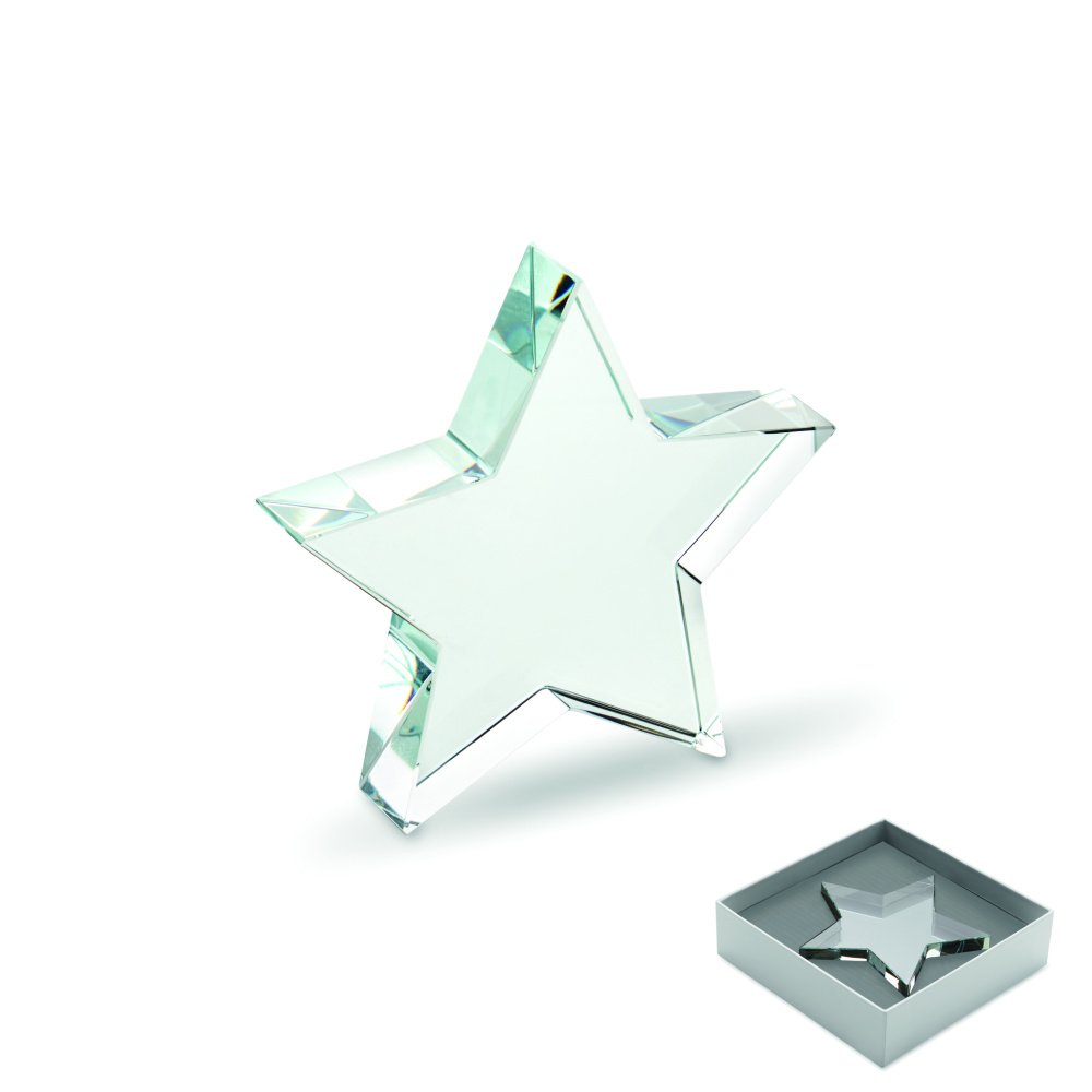 Logo trade promotional items picture of: Glass star award