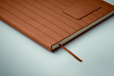 Logotrade advertising product image of: A5 notebook in smokey PU