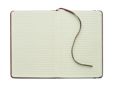 Logo trade promotional items picture of: A5 smokey PU notebook