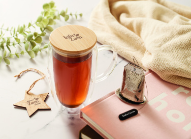 Logotrade promotional merchandise photo of: Double wall glass mug 450ml