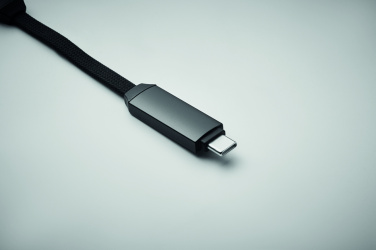 Logo trade promotional merchandise picture of: 60W charging cable keyring