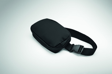 Logo trade promotional merchandise photo of: Waist bag in 210D polyester