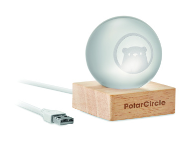 Logotrade promotional merchandise picture of: LED glass ball