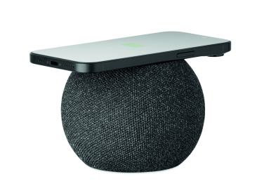 Logo trade promotional giveaways image of: 15W wireless charger speaker