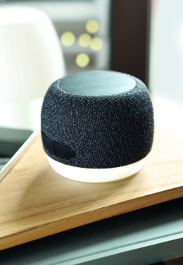 Logo trade promotional giveaways picture of: 15W wireless charger speaker