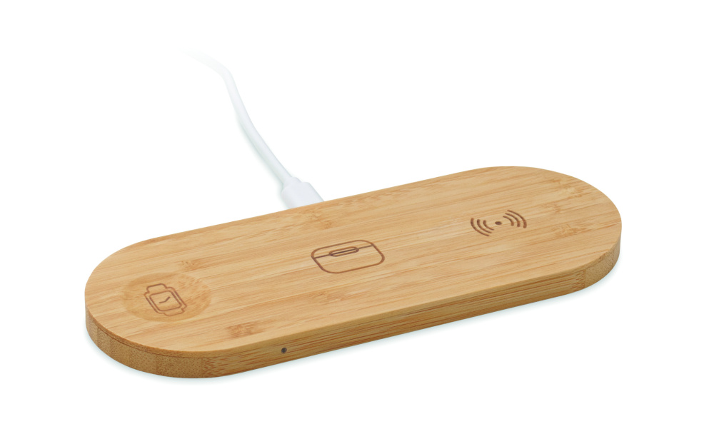 Logotrade promotional gift image of: 3 in 1 15W wireless charger