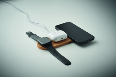 Logotrade promotional giveaway image of: 3 in 1 15W wireless charger