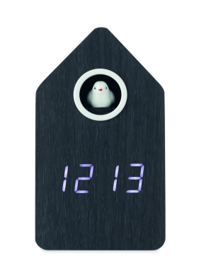 Logotrade promotional gift picture of: MDF cuckoo alarm clock