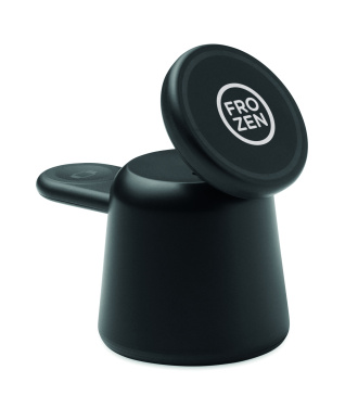 Logotrade promotional products photo of: 3 in 1 wireless charger 15W