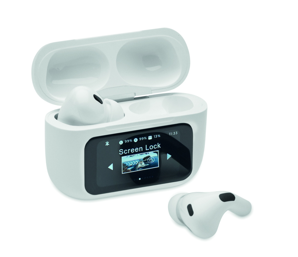 Logo trade corporate gifts picture of: ABS TWS earbuds