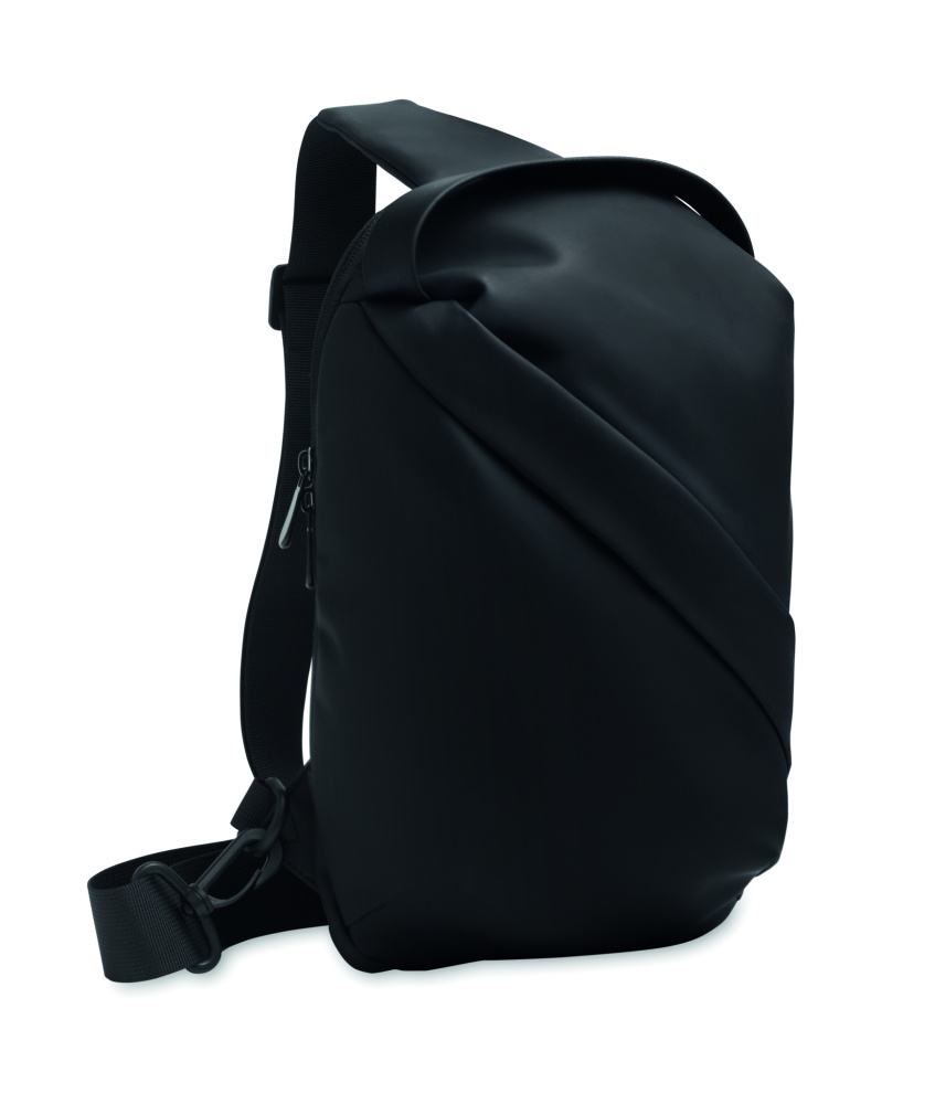 Logo trade promotional gifts image of: Cross chest bag in soft PU