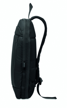 Logo trade promotional giveaway photo of: Expandable 600D RPET backpack