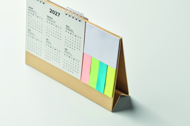 Logotrade promotional giveaway picture of: Desk calendar with memo pad