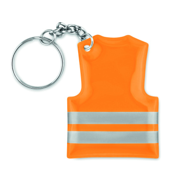 Logotrade promotional product image of: Key ring with reflecting vest Jekabpils