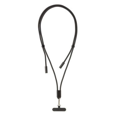 Logo trade promotional giveaways picture of: LoopAmp RCS RPET adjustable phone cord with 60W cable