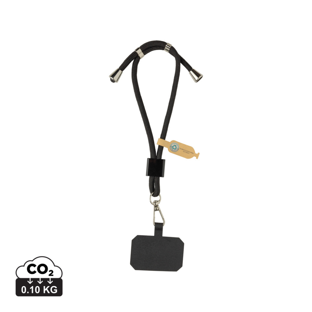 Logotrade corporate gift picture of: CarryLoop RCS recycled PET adjustable phone holder wristlet