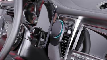 Logo trade promotional giveaway photo of: PowerCruze RCS rplastic 15W magnetic charging car holder